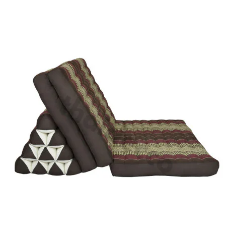 Vikbar golvdyna extra bred - Brun & röd färg