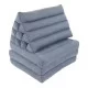Golvkudde tre vikbara dynor - Enfärgad blå-grå